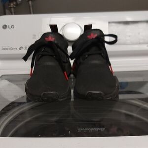 adidas Black and Red Athletic Sneakers